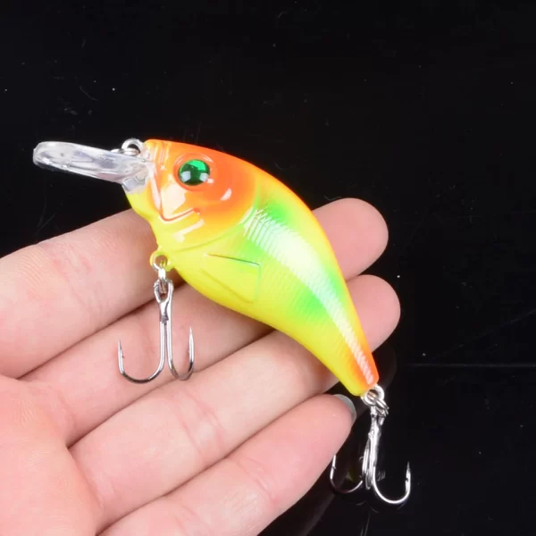Amostra Crankbait Sinking VIB 7.5cm 10.2g com Anzóis Triplos - Image 7