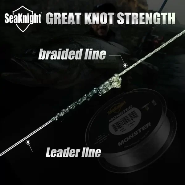 Linha Monofilamento SeaKnight MANSTER T1 100m Fluorocarbono - Image 5