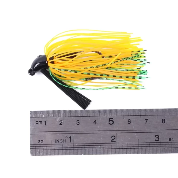 Amostra Jig Weedless HENGJIA com Saia 10g 7cm - Image 3