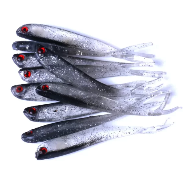 Amostra Softbait (Fluke) 2-7g 7.5-13cm (5 unidades)