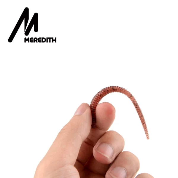 Amostra Softbait Criatura Minhoca MEREDITH 6-8cm, 20-50 Unidades - Image 2