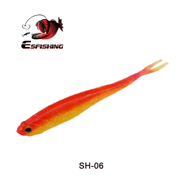 Amostra Softbait (Fluke) ESFISHING Real Shad 130mm -  6 Unidades - Image 16