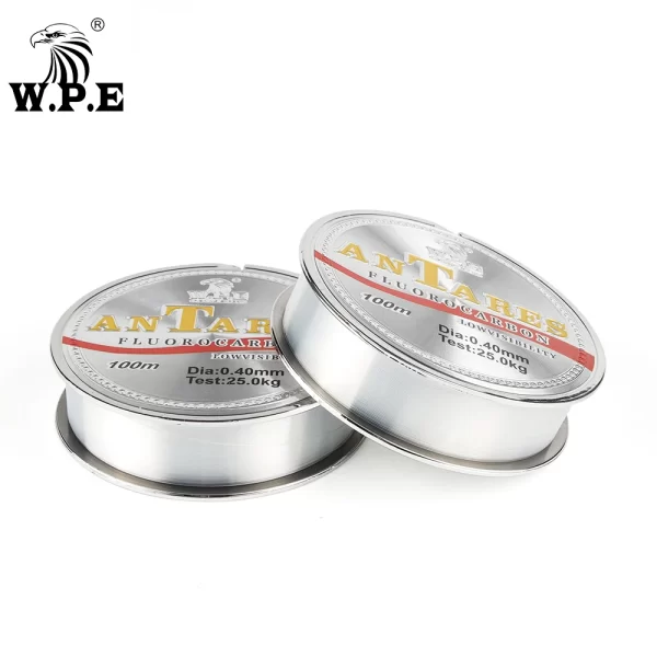 Linha Fluorocarbono W.P.E Anteros 100m Carbono - Image 4
