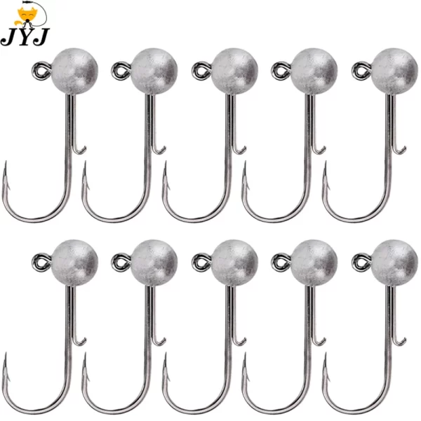 Anzós Jig Heads NED 1g-20g para Softbaits (10 Unidades)