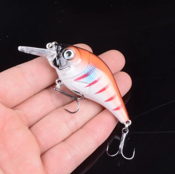 Amostra Crankbait Sinking VIB 7.5cm 10.2g com Anzóis Triplos - Image 11