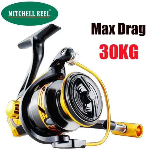 Carreto Spinning MITCHELL 2021 Estrutura Metálica, 5.2:1 Drag 16kg - Image 2