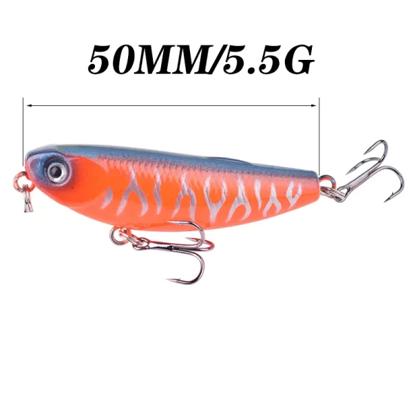 Amostra Flutuante Topwater WDAIREN Pencil 5cm 5.5g - Image 3