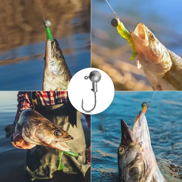 Anzol Jig Head JYJ para Amostras Soft e Criaturas Artificiais - 1g a 28g - Image 6