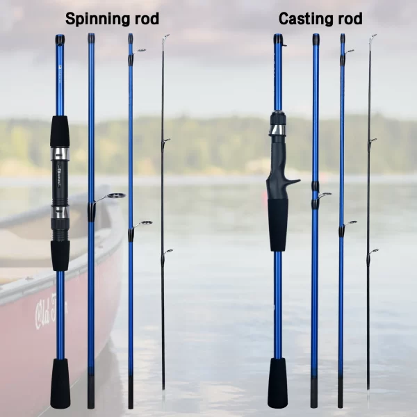 Cana Casting & Spinning BIUTIFU 1.80m/2.10m Ultraligeira de Carbono Ação F - Image 6