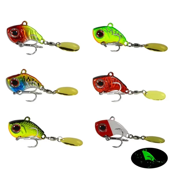 Amostra Spinnerbait SeaKnight com Spinner Tail Realista 9g-22g - Image 6