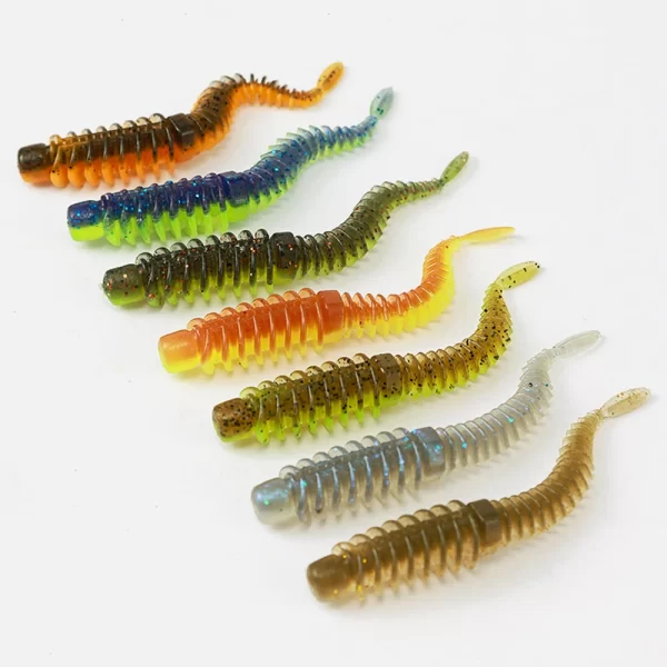 Amostra Softbait Criatura Larva 75mm 1.8g (10 Unidades) - Image 5