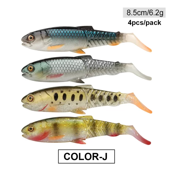 Conjunto de Amostras Swimbait com Cauda em T 3g-18.4g (2-4 Unidades) - Image 18