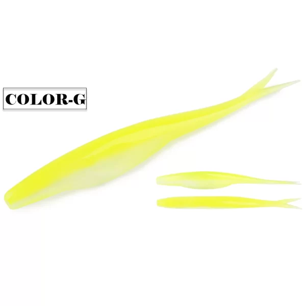 Amostra Softbait Spinpoler (Fluke) 12cm 6g (5 Unidades) - Image 13