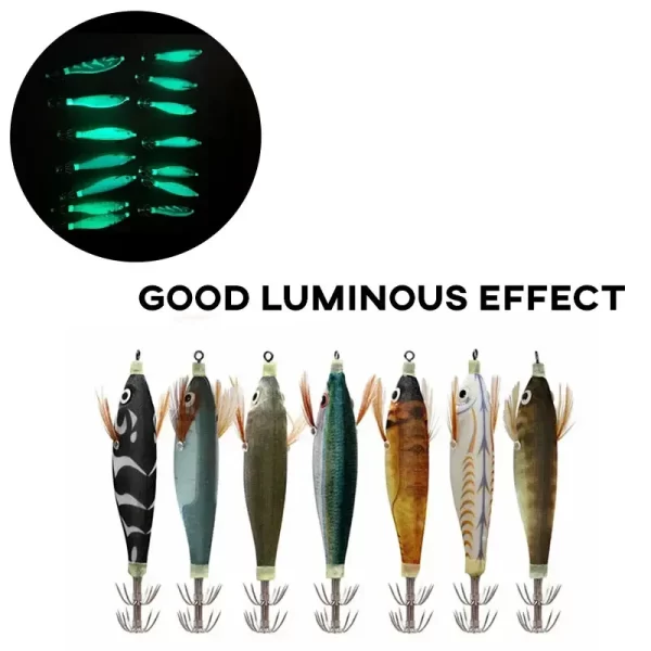 Amostras Hardbait Camarão Fluorescentes (Palhaço) com Caixa (14 Amostras) - Image 2