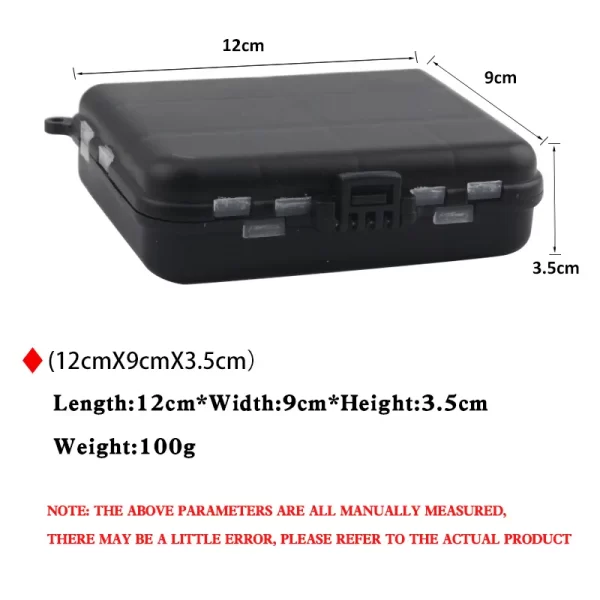 Caixa de Armazenamento Compacta para Acessórios de Pesca 12cm - Image 5