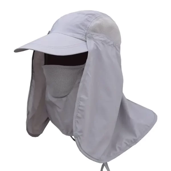 Chapéu de Pesca com Proteção UV e Flap Removível para Rosto e Pescoço - Image 15