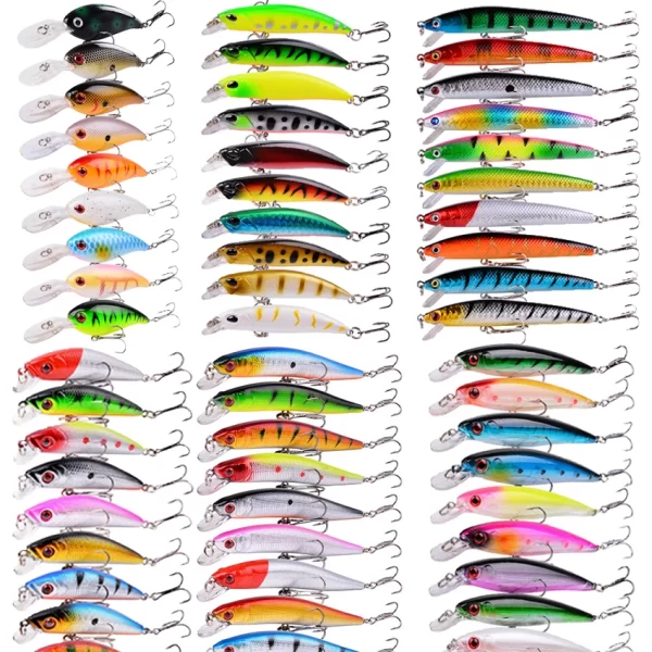 Conjunto de Amostras Jerkbaits e Crankbaits 2.8-18cm 1.5-24g (3/5/8 Unidades)