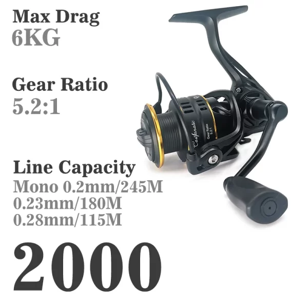 Carreto Spinning CastFanatic S1 2000-4000 Drag 8-10kg - Image 6