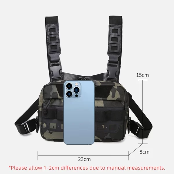 Bolsa de Peito Impermeável para Pesca e Outdoor com Grande Capacidade - Image 5