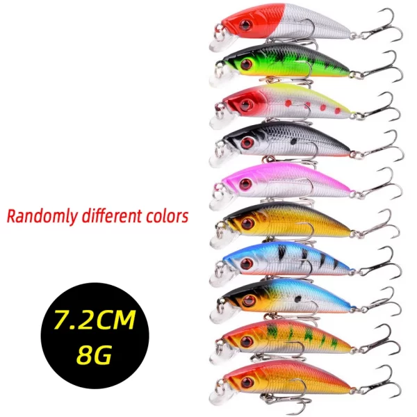 Conjunto de Amostras Jerkbaits e Crankbaits 2.8-18cm 1.5-24g (3/5/8 Unidades) - Image 13