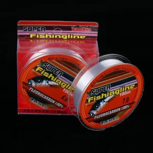Linha de Pesca Monofilamento 100% Fluorocarbono Nylon 100m