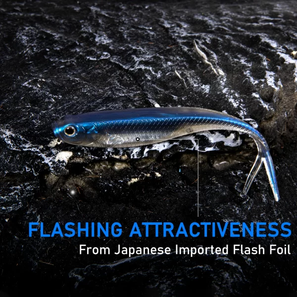 Amostras Softbait (Fluke) Dr.Fish 75mm-120mm (5 unidades) - Image 4
