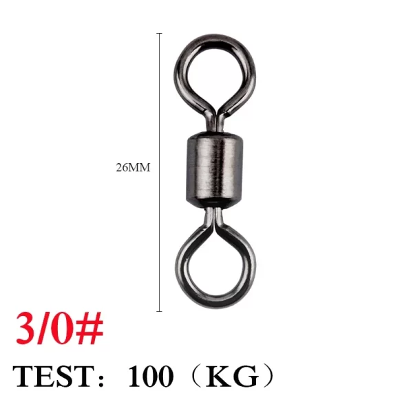 Destorcedor de Aço Inoxidável com Argolas Sólidas (20/50/100 Unidades) - Image 21