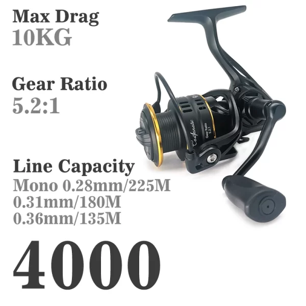 Carreto Spinning CastFanatic S1 2000-4000 Drag 8-10kg - Image 8