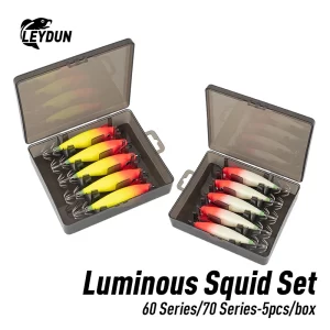 Amostra (Palhaço) LEYDUN Fluorescente para Lulas e Chocos - 5 Unidades
