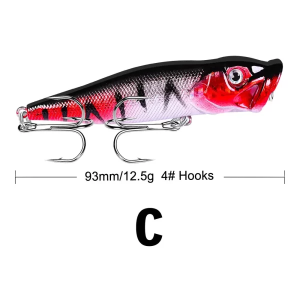 Amostra Flutuante Flysand Popper 93mm 12.5g - Image 11