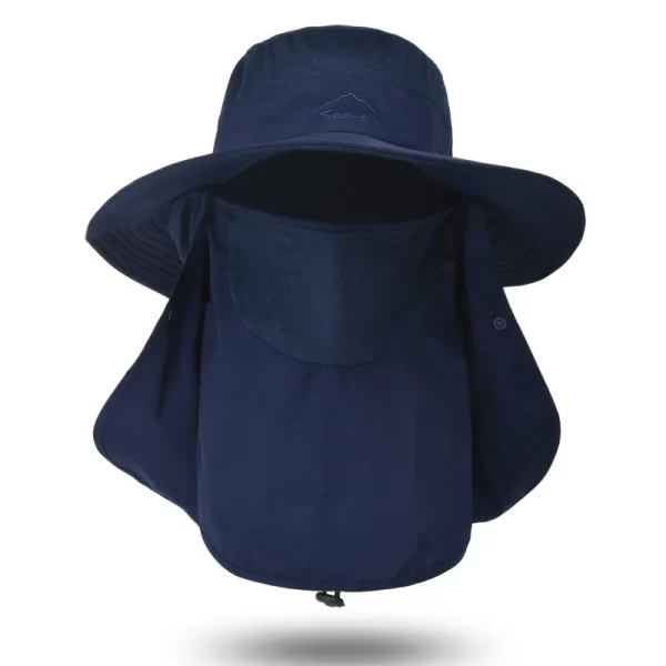 Chapéu de Pesca com Proteção UV e Aba Grande - Image 10