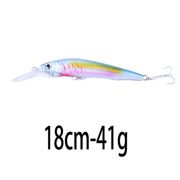Amostra Jerkbait HENGJIA Deep 24cm 95g para Grandes Predadores - Image 26