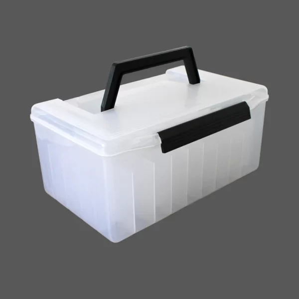 Caixa de Armazenamento de 27cm para Acessórios de Pesca com Divisórias Ajustáveis - Image 7