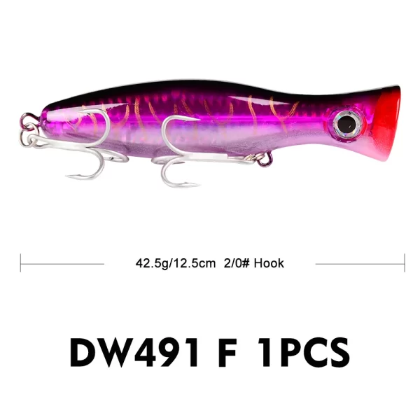Amostra Topwater Popper PROBEROS 13cm 43g - Image 12