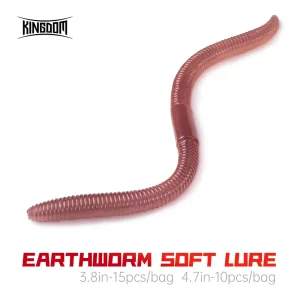 Amostra Softbait Criatura Minhoca (Senko) Kingdom Slow Sinking 1.8g-2.8g 96mm-120mm