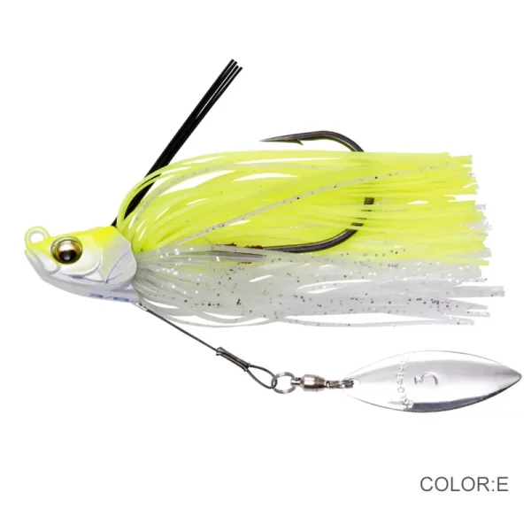 Amostra Jig com Spinner e Saia de Silicone 13.5g - Image 3