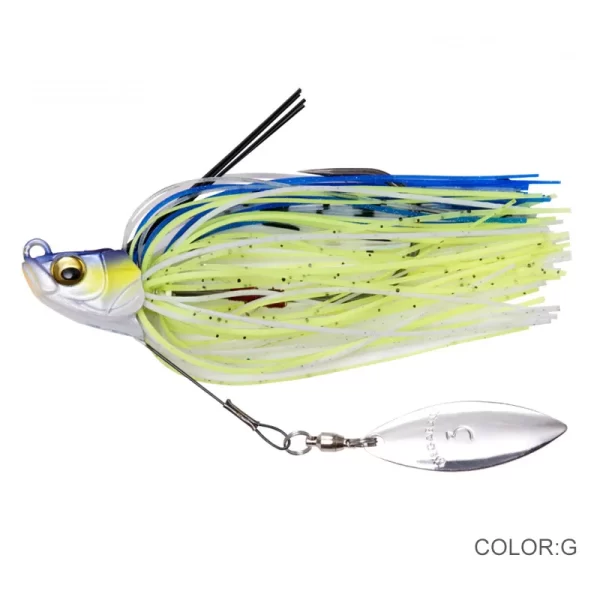 Amostra Jig com Spinner e Saia de Silicone 13.5g - Image 4