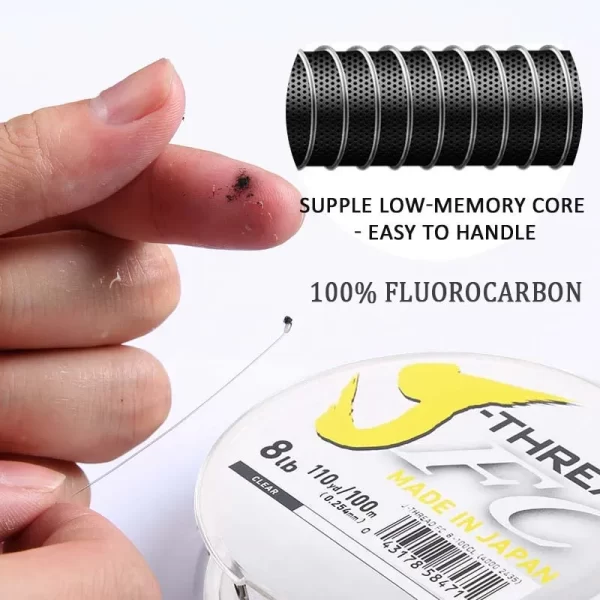 Linha Fluorocarbono DAIWA J-Fluorocarbon 50m/100m - Image 2