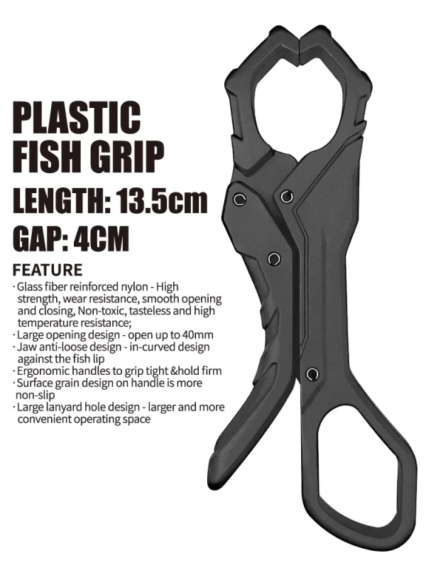 Alicate LUREHOLIC Fish Grip Mini de Plástico 13.5cm Leve e Seguro - Image 5