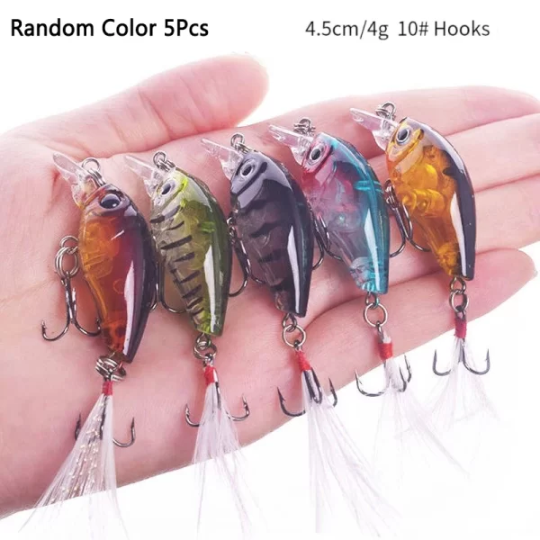 Conjunto de Amostras Crankbait Flutuantes 4.5cm 4g - Image 5