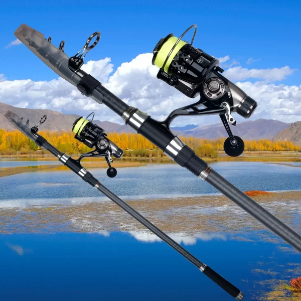 Cana Telescópica PHISHGER Surfcasting 3.6m-4.5m em Carbono 30T - Image 6