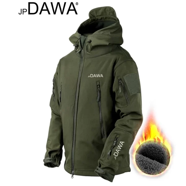 Fato de Pesca DAWA Softshell Térmico e Impermeável (Casaco e Calça) - Image 7