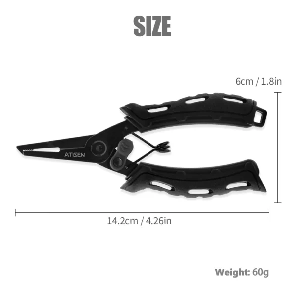 Conjunto de Alicate para Remoção de Anzóis e Gripper de Peixe em Aço Inoxidável - Image 4