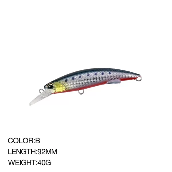 Amostra Jerkbait Sinking 92mm 40g - Image 7