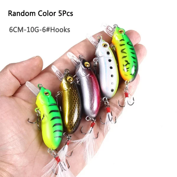 Conjunto de Amostras Crankbait Flutuantes 4.5cm 4g - Image 7