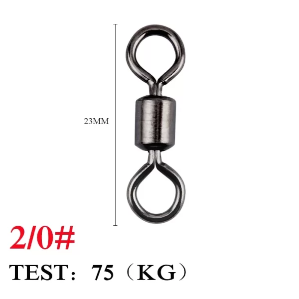 Destorcedor de Aço Inoxidável com Argolas Sólidas (20/50/100 Unidades) - Image 23
