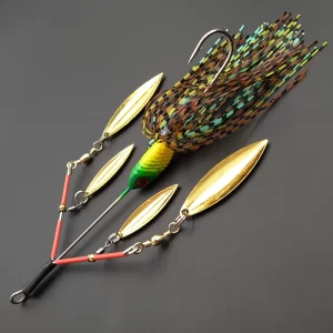 Amostra Spinnerbait com Jig e Saia 23g 14cm