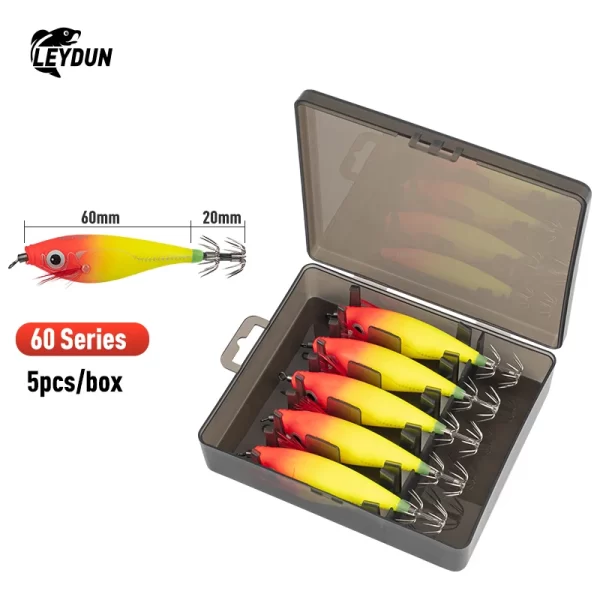Amostra (Palhaço) LEYDUN Fluorescente para Lulas e Chocos - 5 Unidades - Image 10