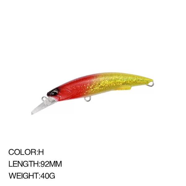 Amostra Jerkbait Sinking 92mm 40g - Image 13