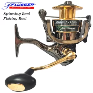 Carreto Spinning Pflueger CODEK GX2000-7000, Drag 25KG, 5.5:1